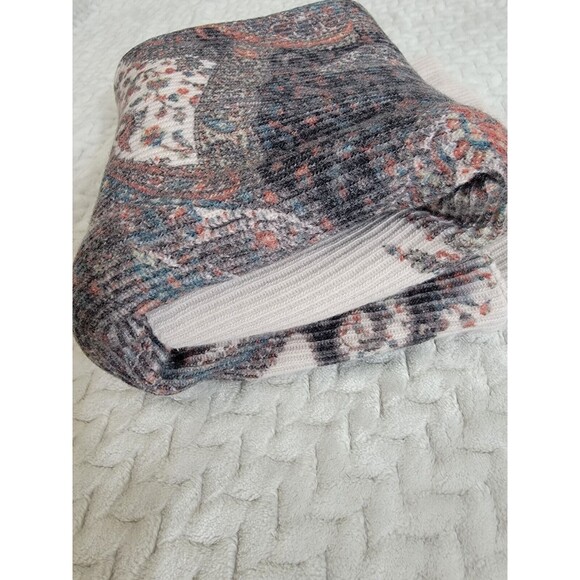 Etro Oversized Thick Ribbed Paisley Floral Turtleneck Sweater Sz 46 US Sz Large - Picture 16 of 16